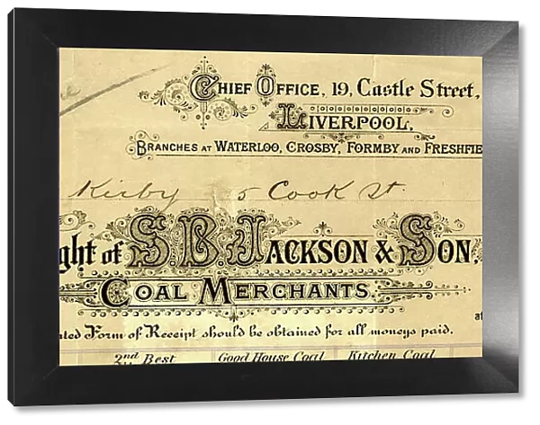 S B Jackson & Son, Coal Merchants, Liverpool