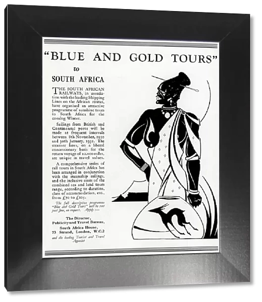Blue and Gold Tours Advertisement