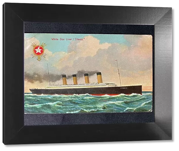 Titanic postcard from passenger and victim Alfonzo Meo