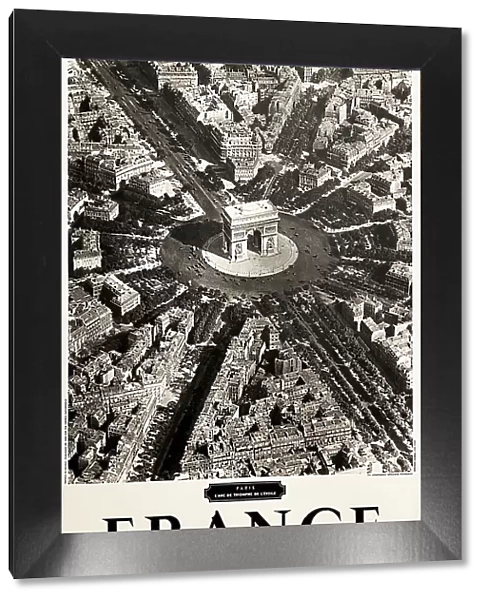 Poster, Arc de Triomphe, Paris, France