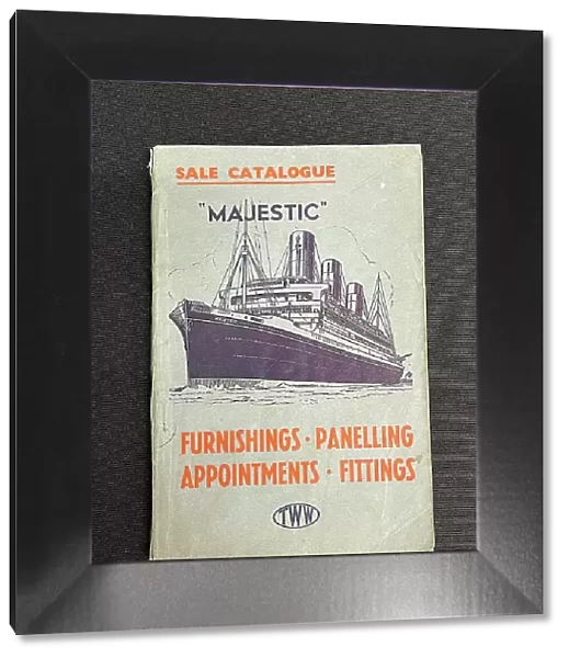 White Star Line, RMS Majestic, auction sale catalogue