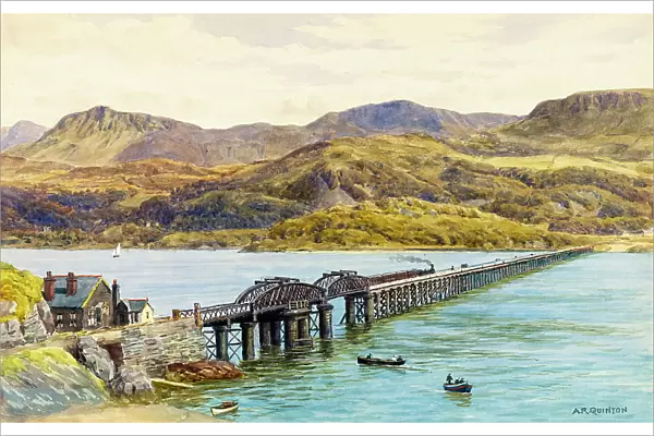 Railway Viaduct, Barmouth, Gwynedd, North Wales