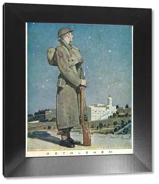 WW2 Christmas Card, Bethlehem