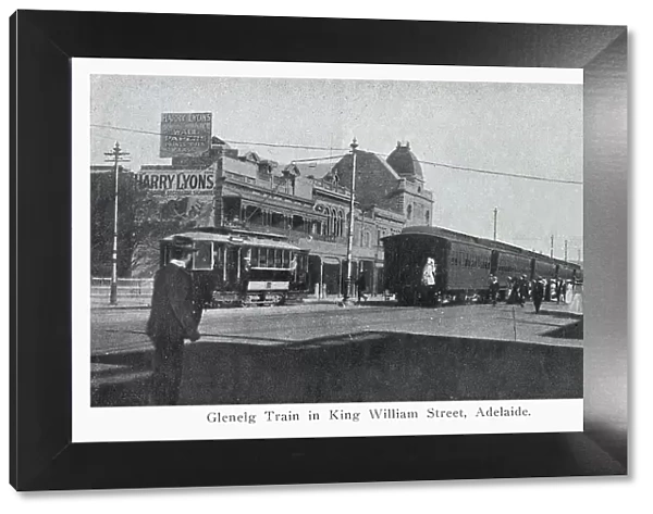 Adelaide, Australia - Glenelg Train in King William Street