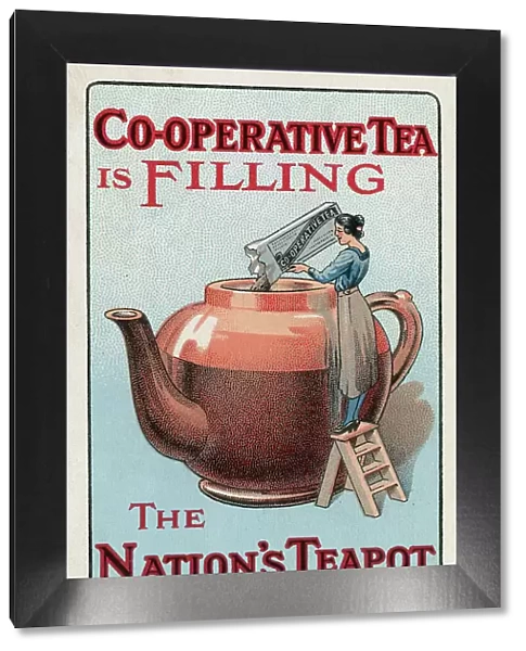 Advert, Co-Operative Tea is filling the Nation's Teapot