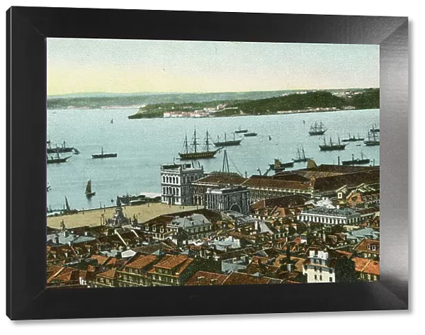 The Port of Lisbon - postcard unknown publisher c. 1905