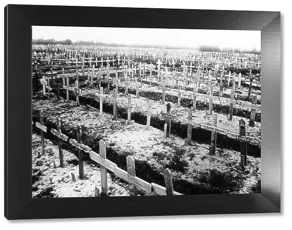 German WW1 Cemetery at Sailly-Sur-La-Lys 12th October 1918