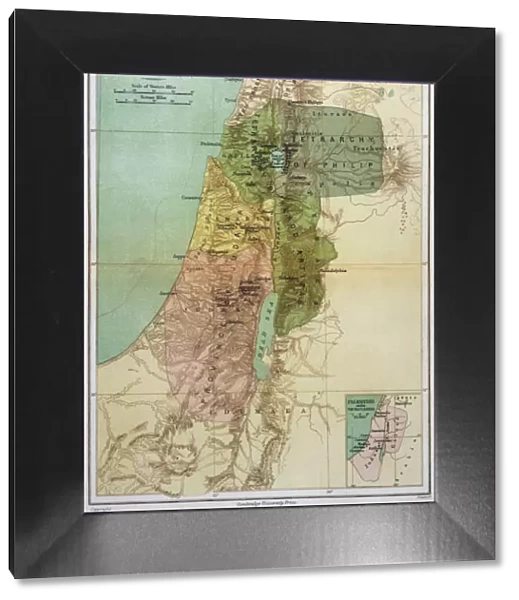 Map  /  Asia  /  Palestine  /  Bible