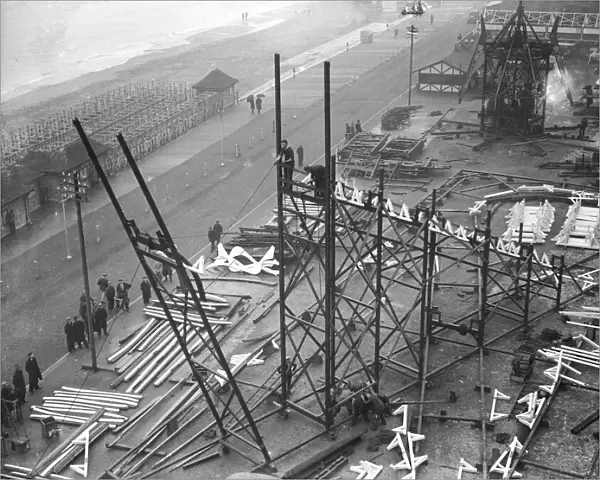 Building a wooden Rollercoaster - Ramsgate Seafront