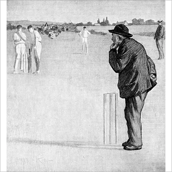 Umpire at a Cricket Match, c. 1905