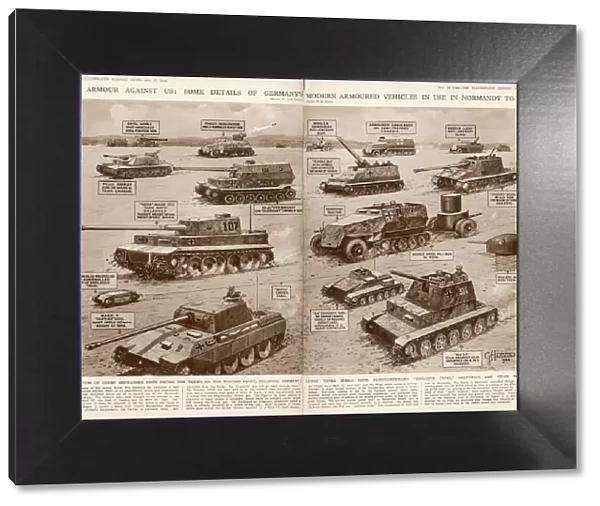 German Armoured Vehicles; Second World War, 1944