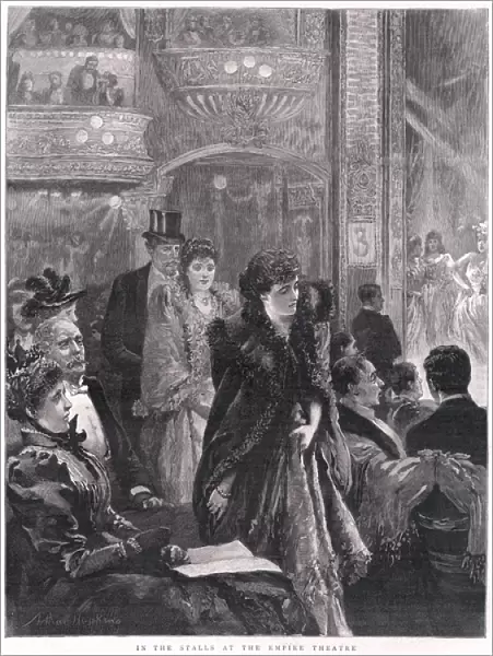 In the Stalls at the Empire Theatre, 1894