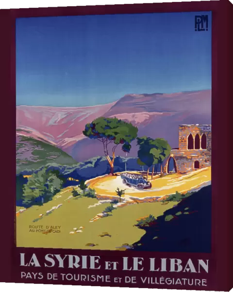 Syria and Lebanon holiday poster