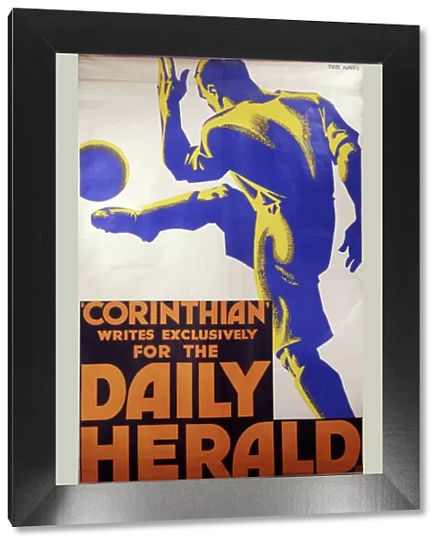 Poster for the Daily Herald - Footballer