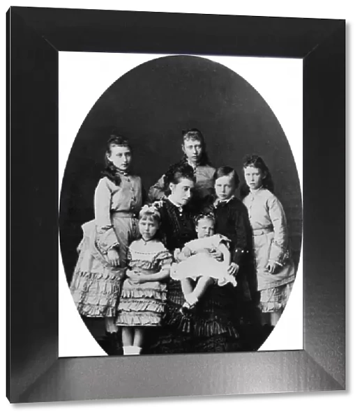 Princess Alice with her children