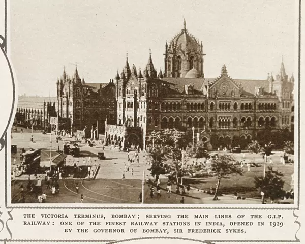 The Victoria Terminus, Bombay