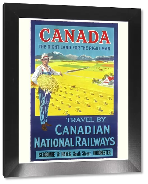 Canada, the right land for the right man Poster