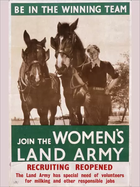 Womens Land Army poster