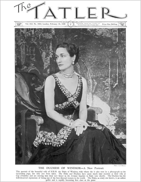 The Tatler front-cover: The Duchess of Windsor
