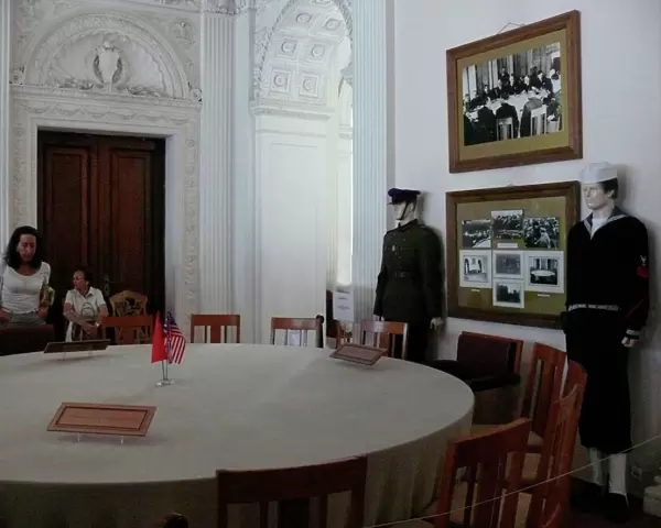 Conference table, Livadia Palace, Yalta, Ukraine