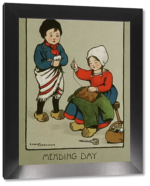 Mending Day, by Ethel Parkinson