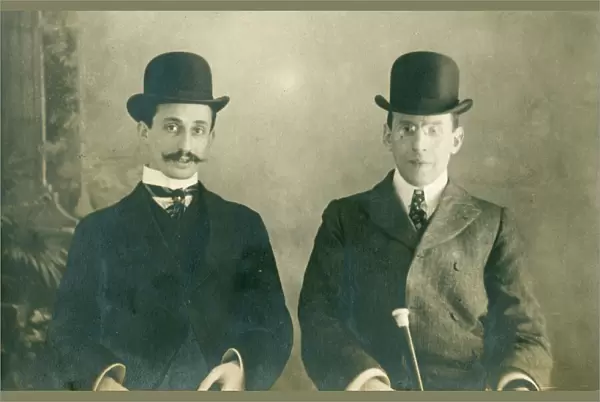 Two Gents in Bowler Hats