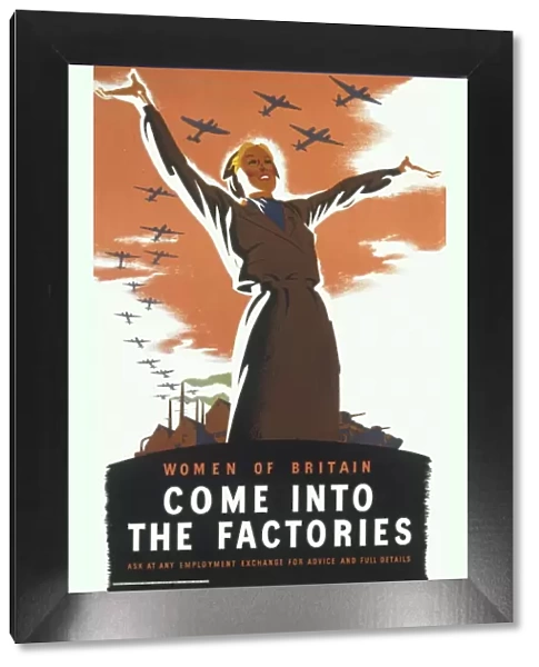 Women of Britain - World War Two poster