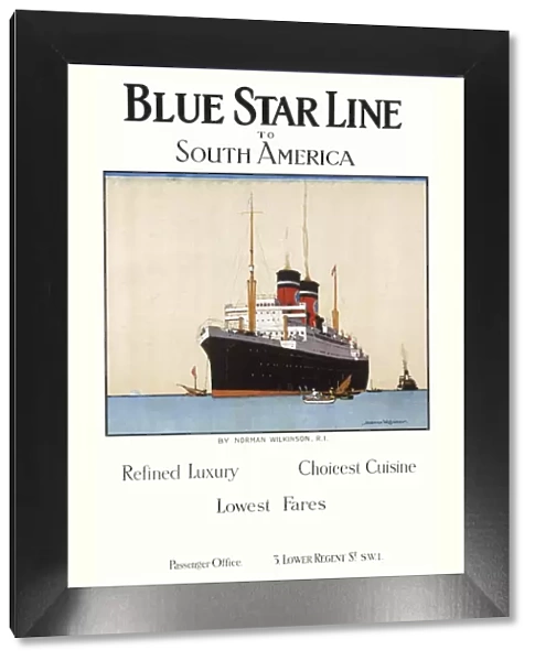 Blue Star Line poster
