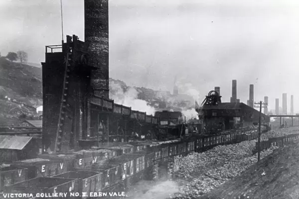Victoria Colliery, Ebbw Vale, Gwent, South Wales