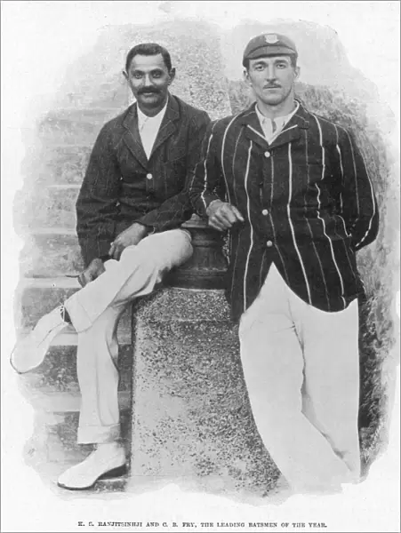 Ks Ranjitsinhji and C B Fry, cricketers