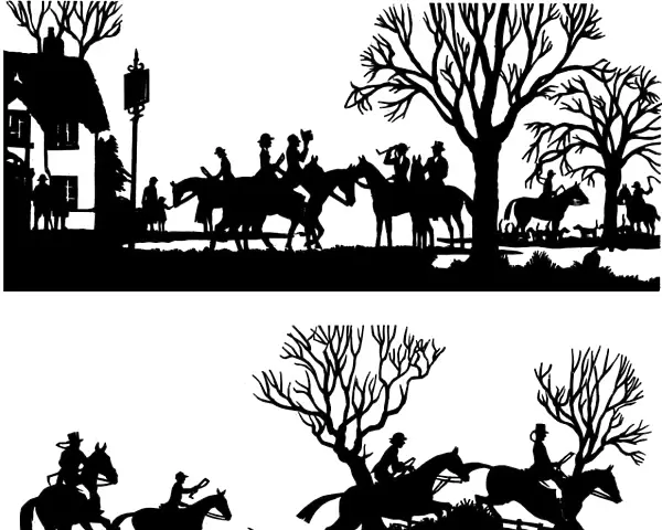 Silhouettes of the Chase by H. L. Oakley