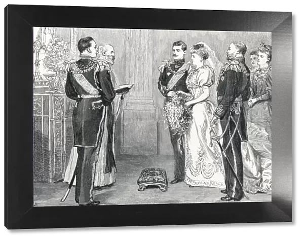 Royal Wedding 1893 - Church of England ceremony