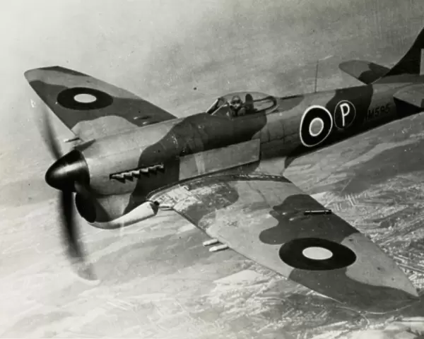 Hawker Tempest V powered by a Sabre IIB engine