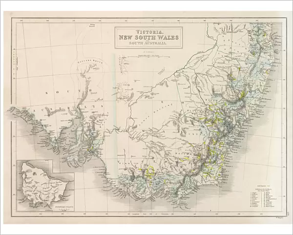 Maps  /  Australia 1854