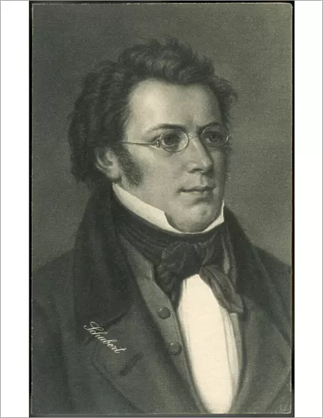 Franz Schubert  /  Postcard