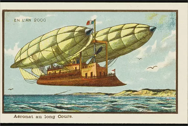 Futuristic long distance airship
