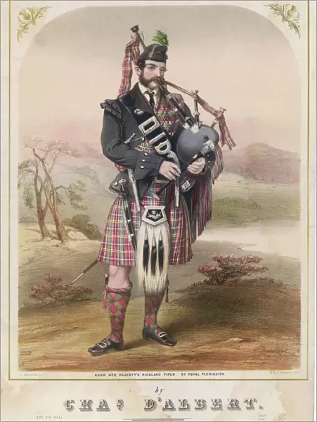 Highland Bagpipe Player