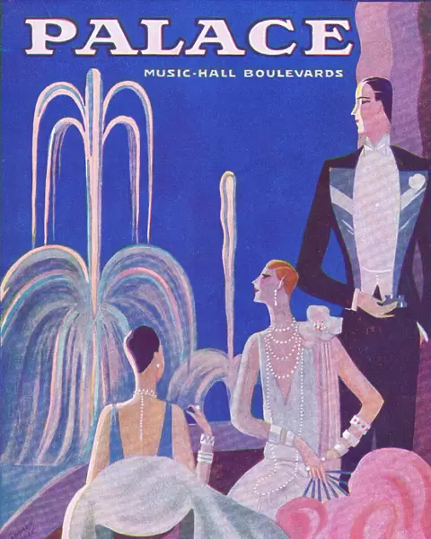 Programme cover for the Palace Theatre, Paris