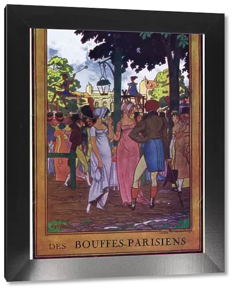 Programme cover for Theatre des Bouffes-Parisiens, Paris, ea