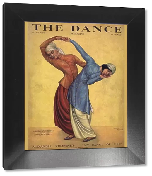 Cover of Dance magazine, January 1930
