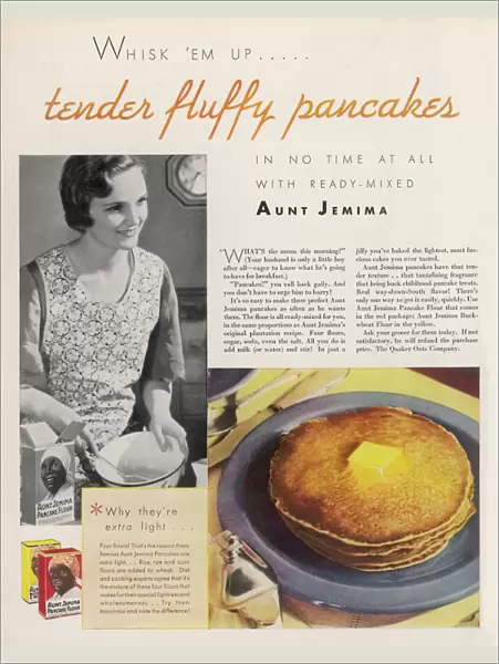 Advert  /  Pancake Mix 1931