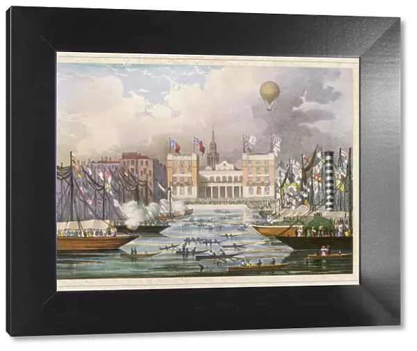 Balloon over London 1833