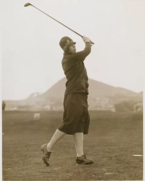 M. Pease Golfing 1927