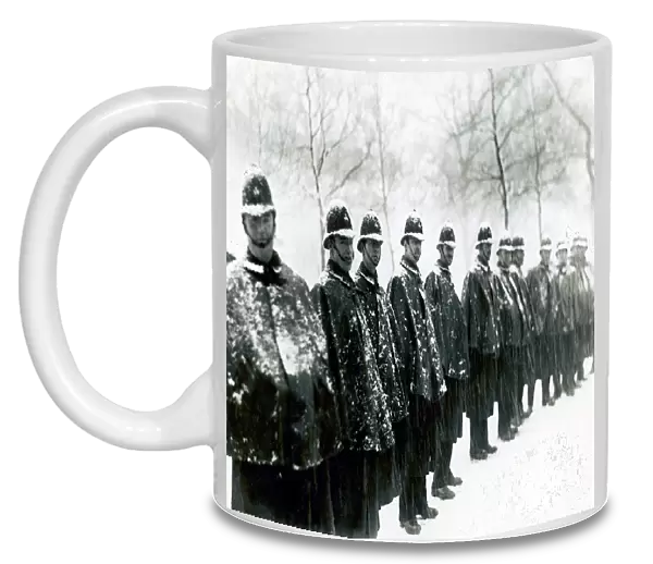 Police in the Snow