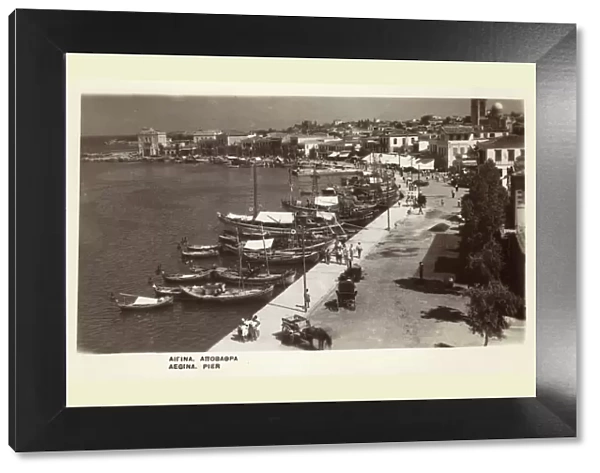 Aegina, Greece - The port