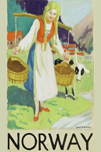 Poster advertising Norway