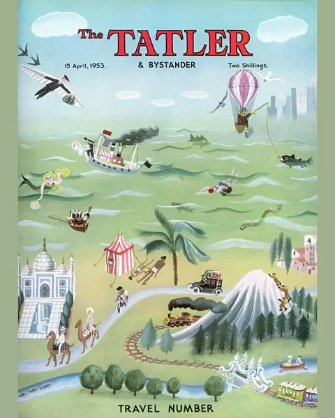 The Tatler travel number front cover, 1953