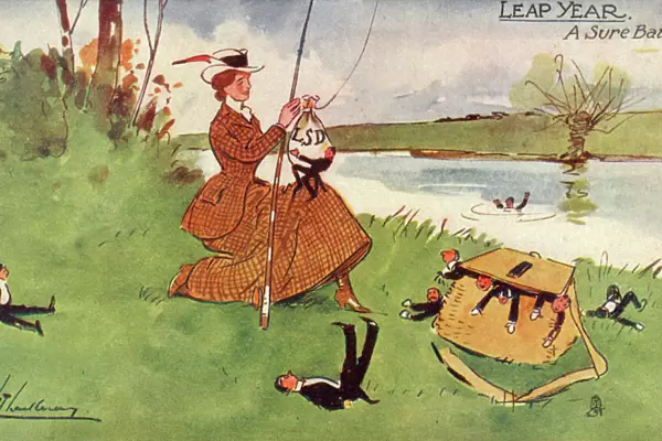 Rich Woman fishes for suitors