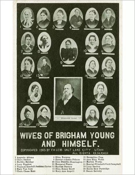 Brigham Young - Mormon Leader and Wives