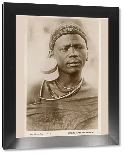 Kenya - Masai man with extended earlobe